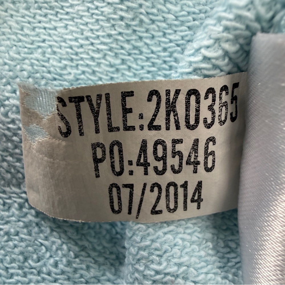Vineyard Vines Light Blue 3/4 Zip Pullover Sweatshirt Size Large Kid’s - Picture 4 of 5
